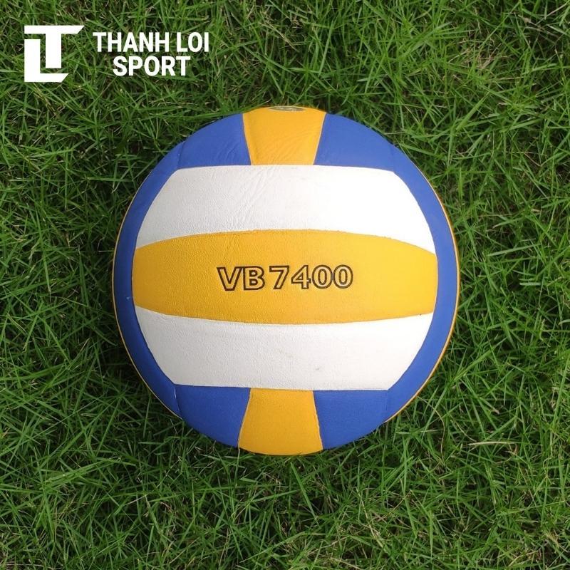 Quả bóng chuyền, banh bóng chuyền Thăng Long VB7400 da Nhật chính hãng - Tặng kim bơm + túi lưới
