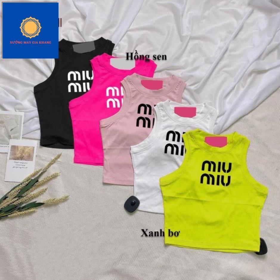 MS: 200565 - Áo thun bé gái body ôm, lửng kiểu ba lỗ, phong cách thể thao - Xưởng may Gia Khang