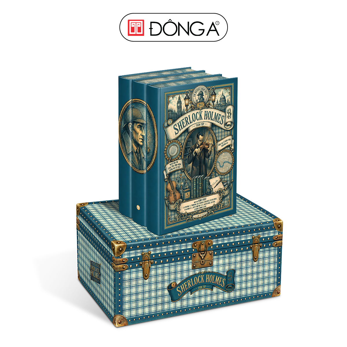 Sách Sherlock Holmes Toàn Tập 3 Tập - Hộp Ngang Bìa CứngTái Bản