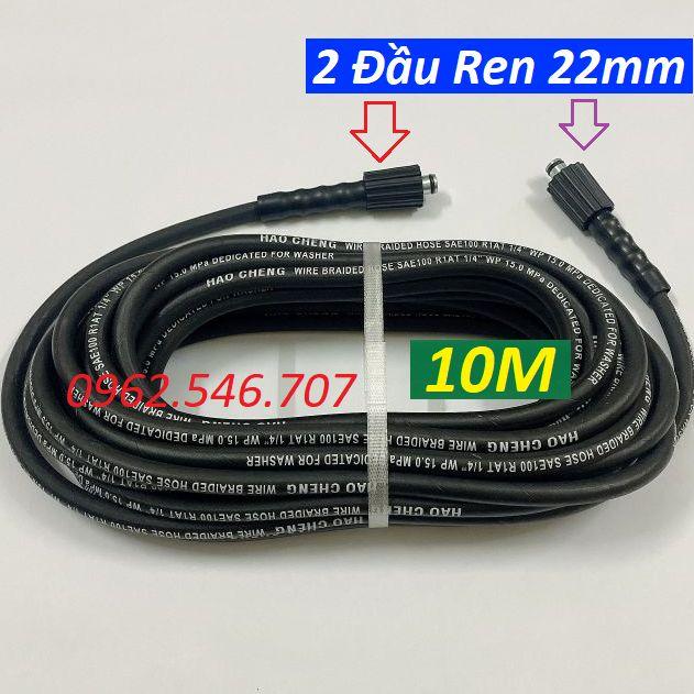 Dây xịt rửa, dây rửa xe lõi thép áp lực cao cấp dây rửa xe loi thep 10m - 15m - 20m ống dây xịt rử áp lực cao dùng cho máy rửa xe áp lực