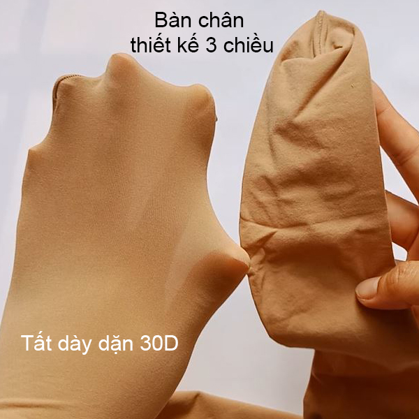 Vớ Quần tất Nhật Bản cho phụ nữ trung niên chống lão hóa lưu thông máu tốt dày 30D