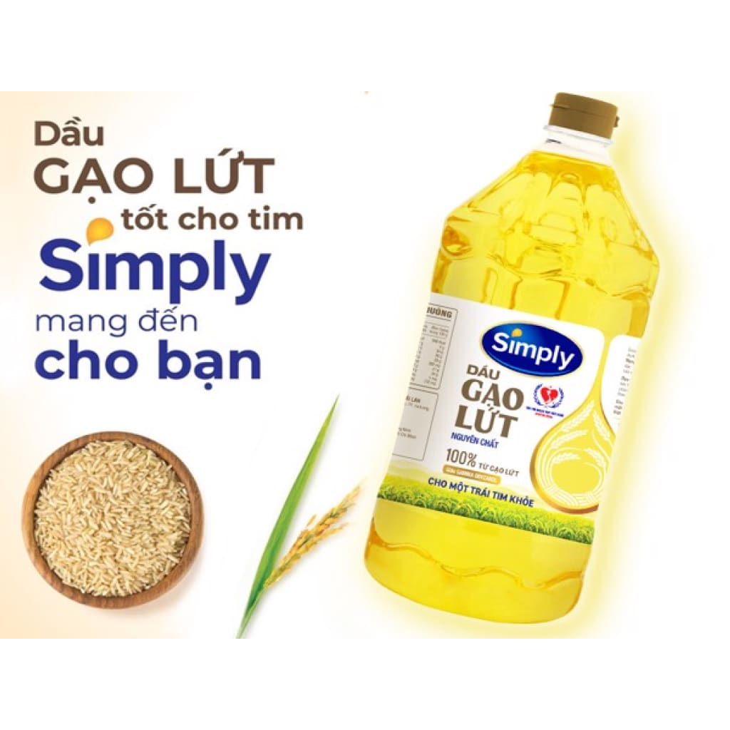 Dầu Gạo Lứt Simply 2L