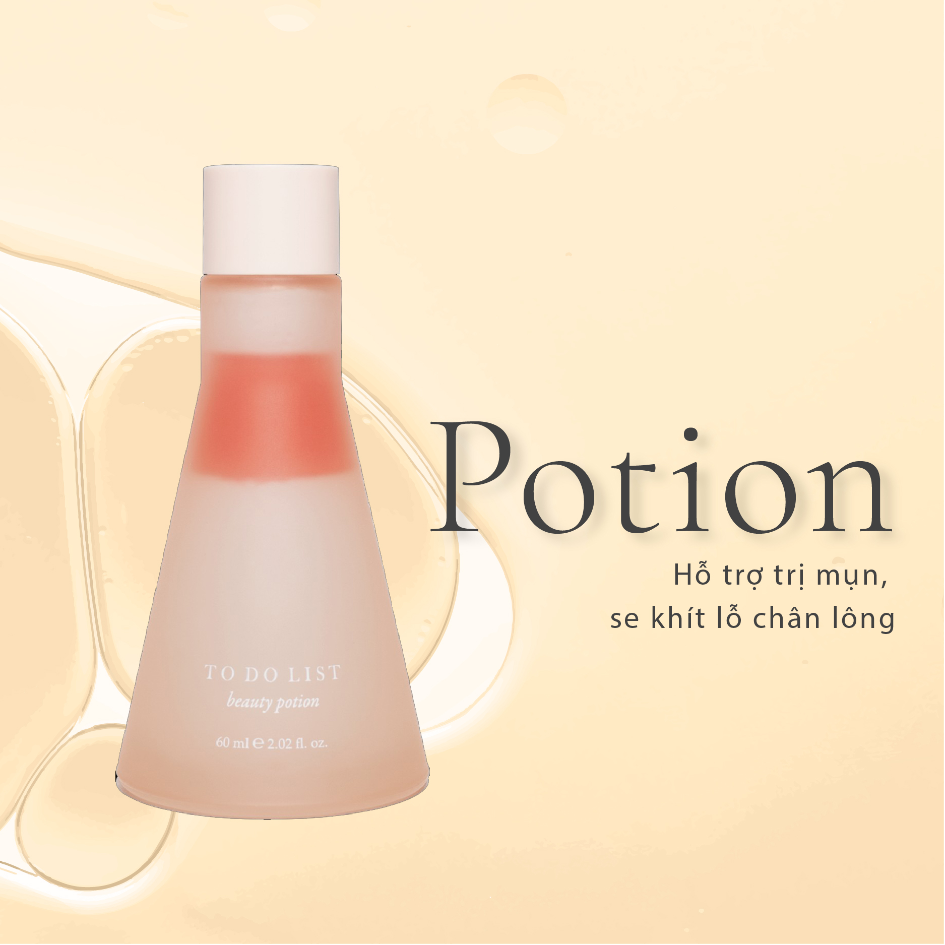 Tinh chất dưỡng da cao cấp dạng dầu To Do List Beauty Potion 60ml