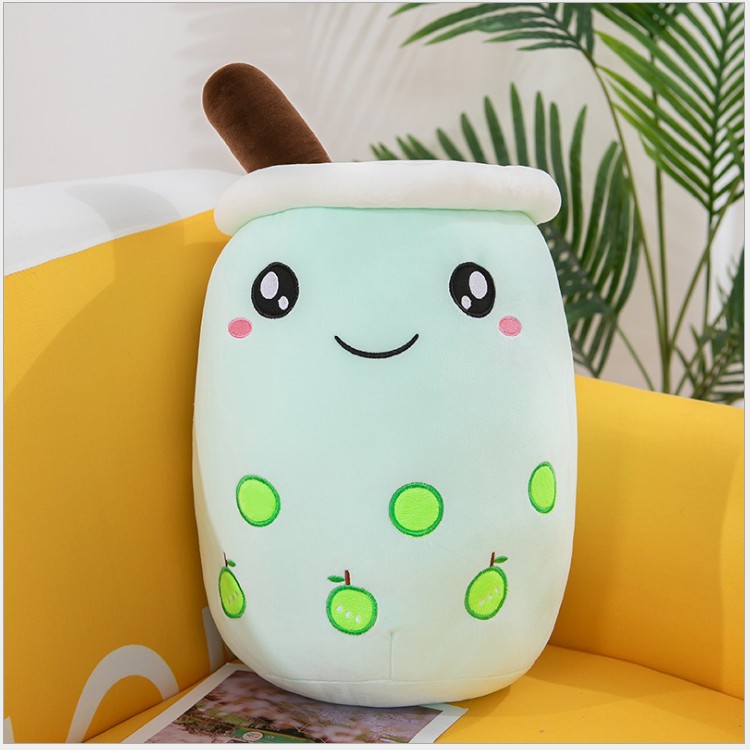Gấu Bông Gối Ôm Thú Bông, Nhồi Bông Hình Ly Trà Sữa Xinh Xắn Ngộ Nghĩnh Topping Trái Cây Siêu Hot 25cm