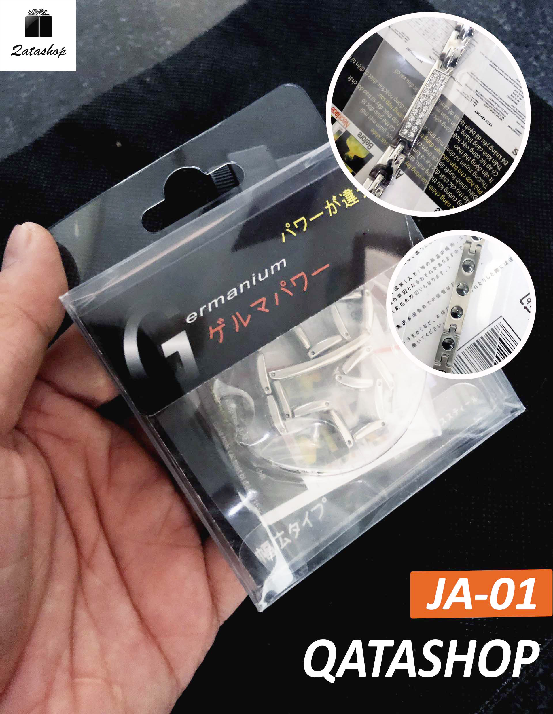 Vòng huyết áp JA01 + Tặng Miếng Dán Ion Hàn Quốc + Dụng Cụ Tháo Mắt