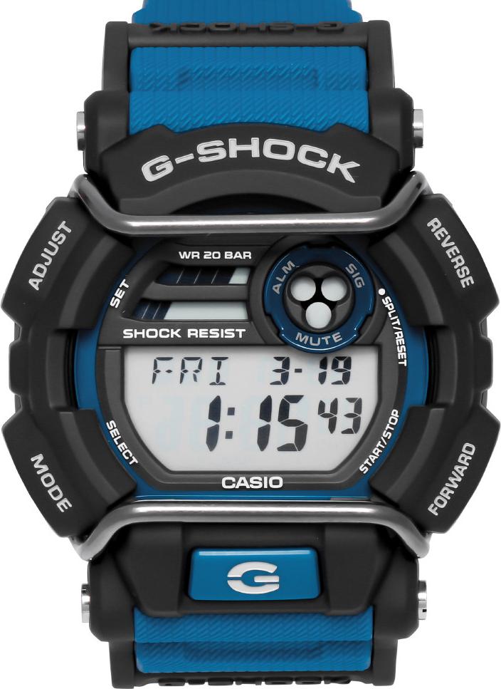 Đồng Hồ Nam Casio G Shock GD-400-2DR Dây Nhựa Màu Xanh - Giờ Thế Giới - Chống Nước 200m