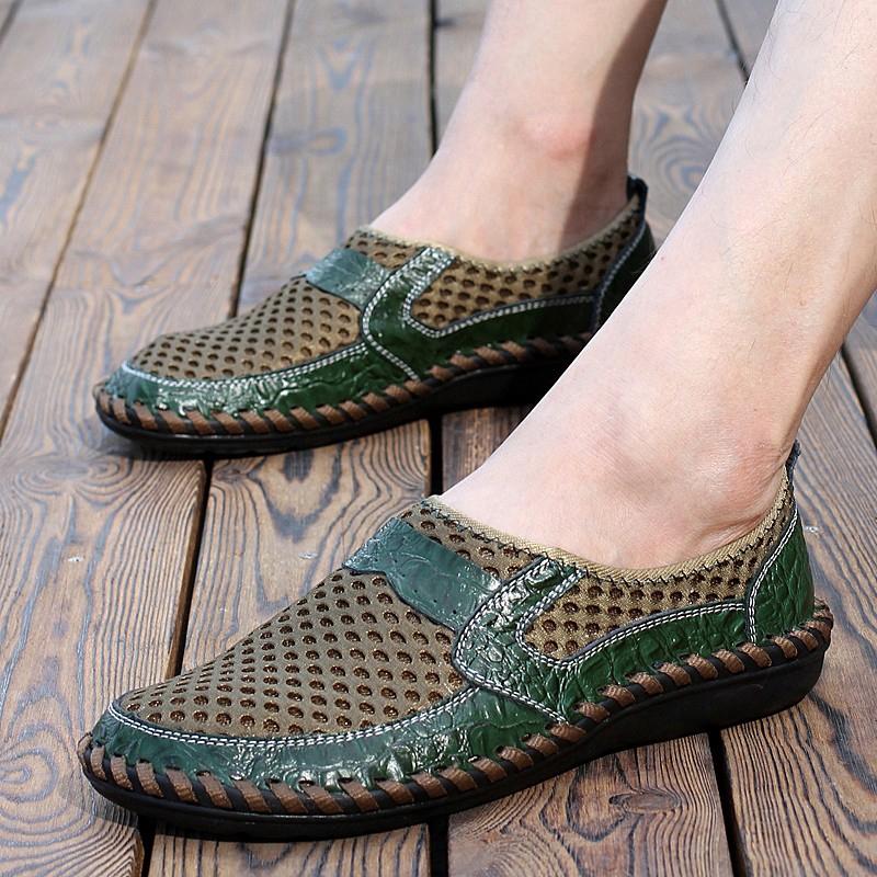 Giày lười bằng da mềm thời trang dành cho nam