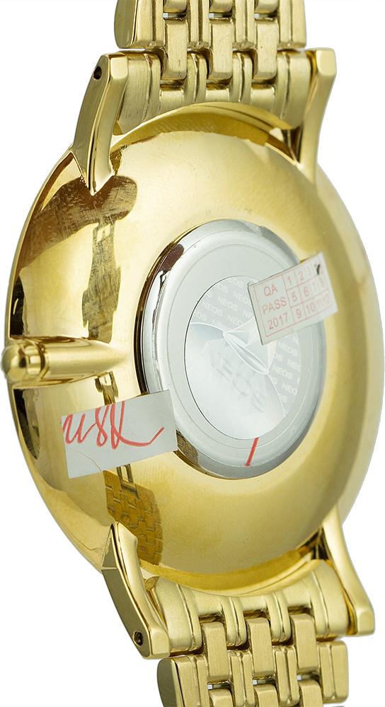Đồng hồ Neos N-30889M Nam dây thép vàng
