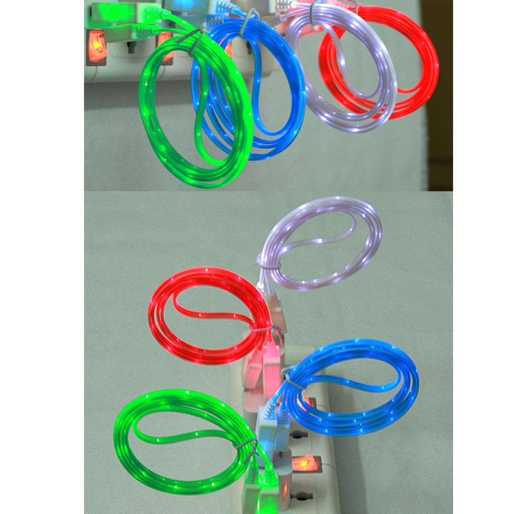 Fashion LED Light Charger Data Cable Charging Cord for Devices