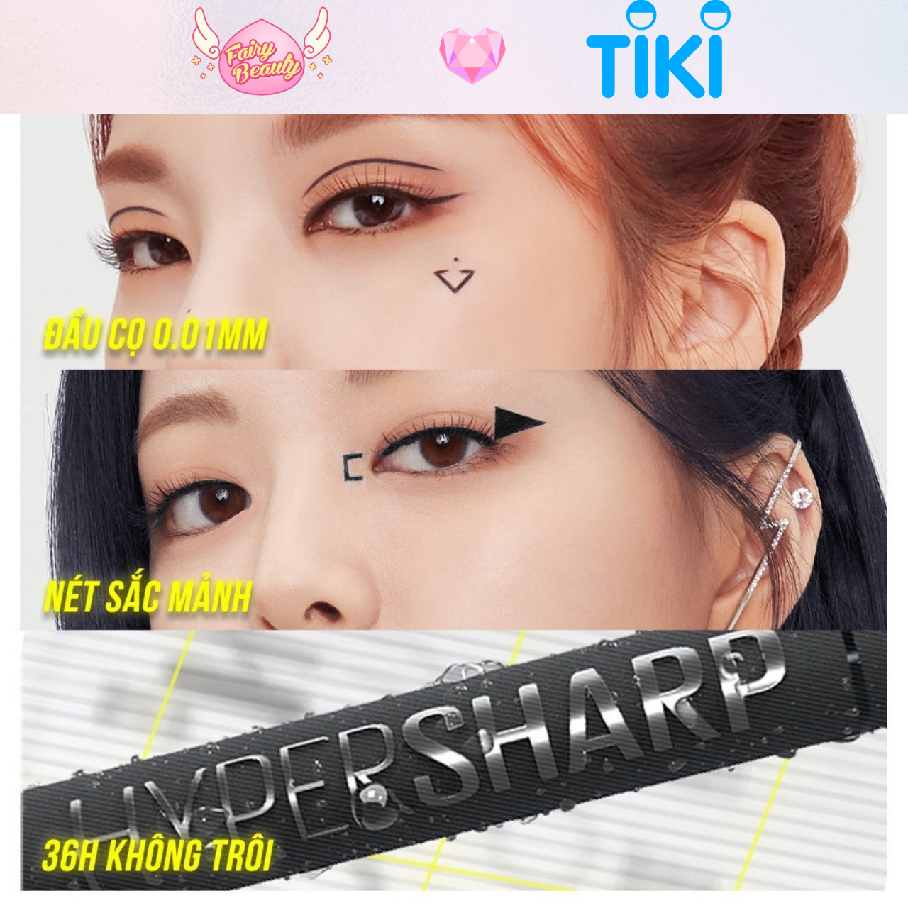 Bút Kẻ Mắt Nước Siêu Sắc Mảnh, Không Lem Trôi Hyper Sharp Liner Extreme 0.4g