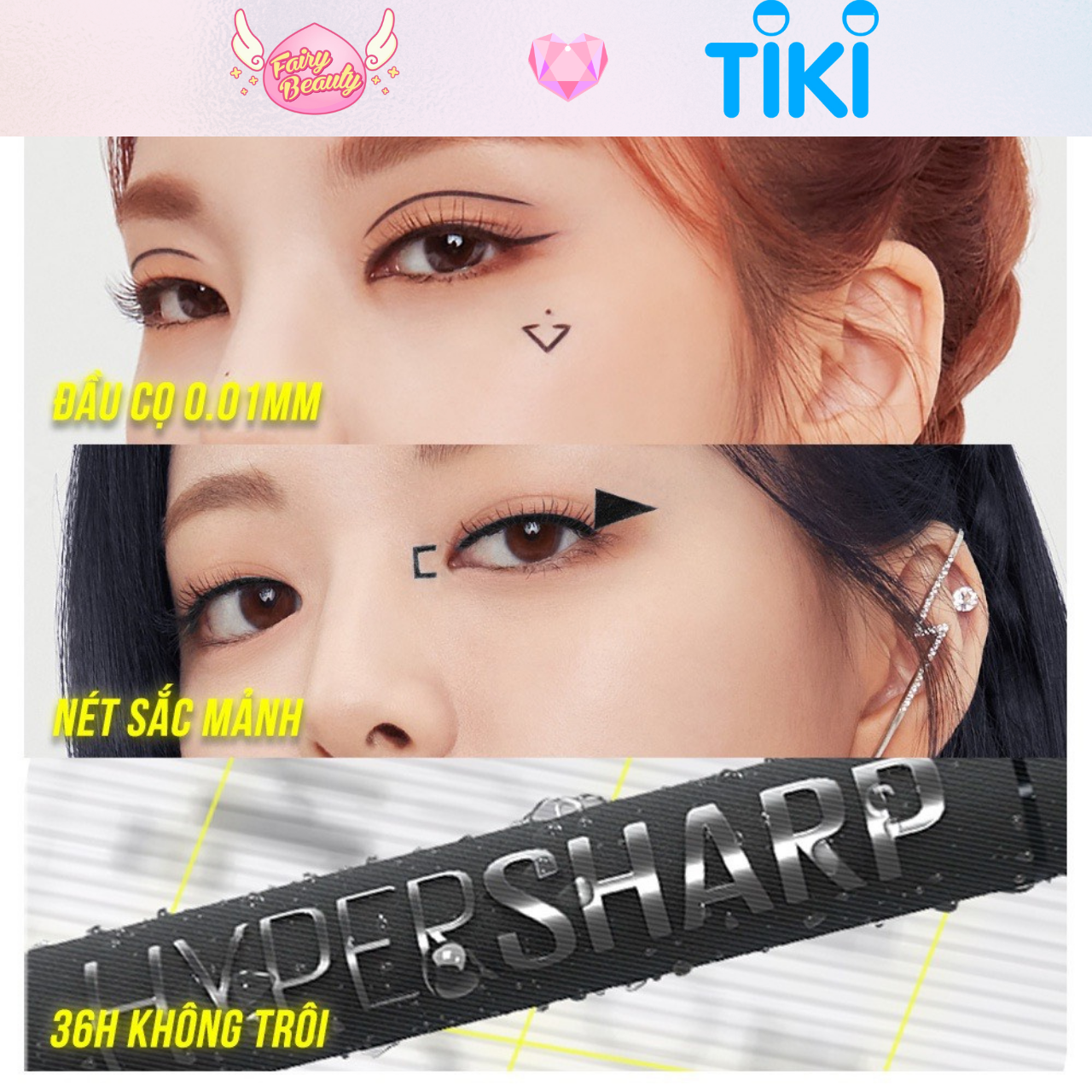 [MAYBELLINE NEW YORK] Bút Kẻ Mắt Nước Siêu Sắc Mảnh, Không Lem Trôi Hyper Sharp Liner Extreme 0.4g