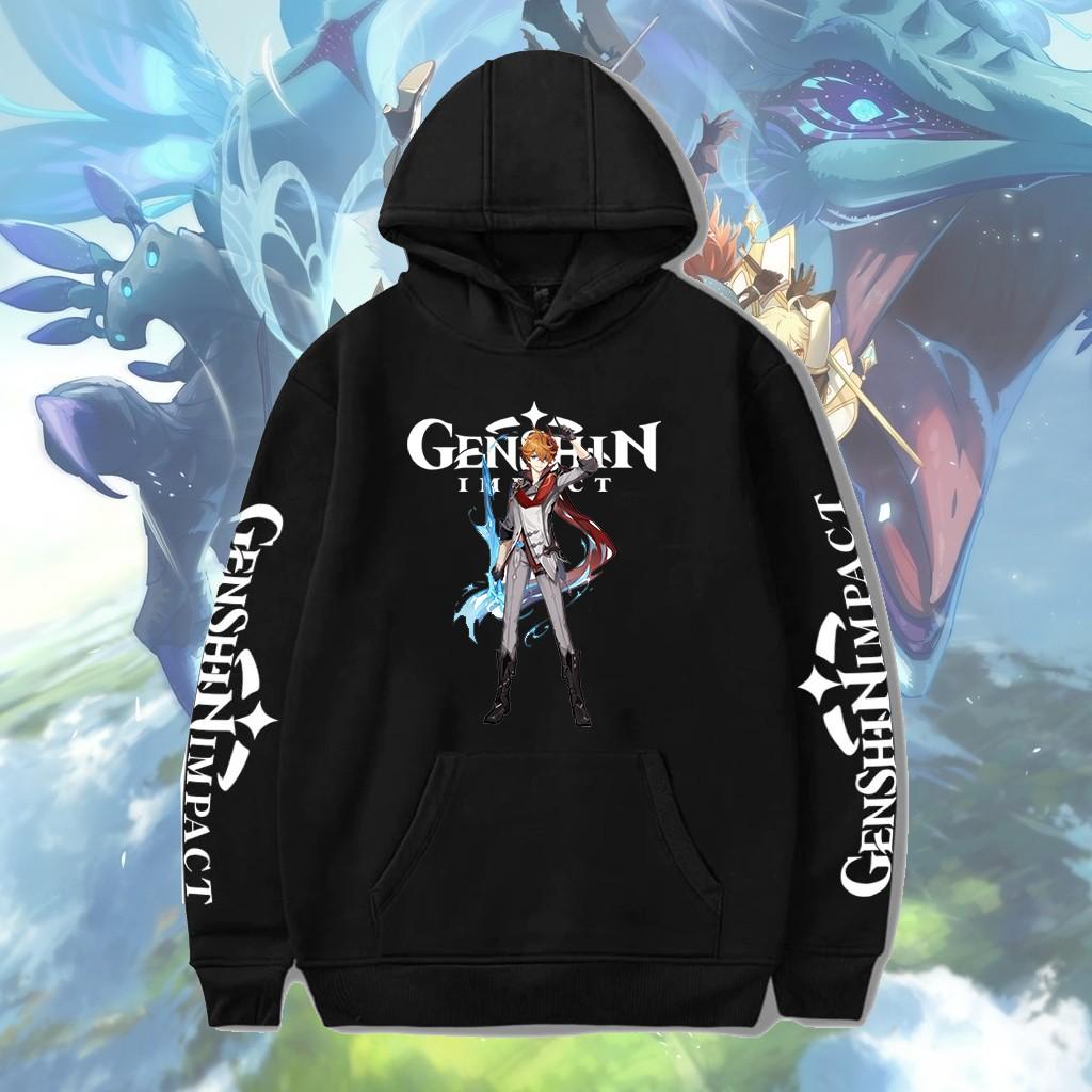 Áo Hoodie Genshin Impact Tartaglia phong cách giá siêu rẻ