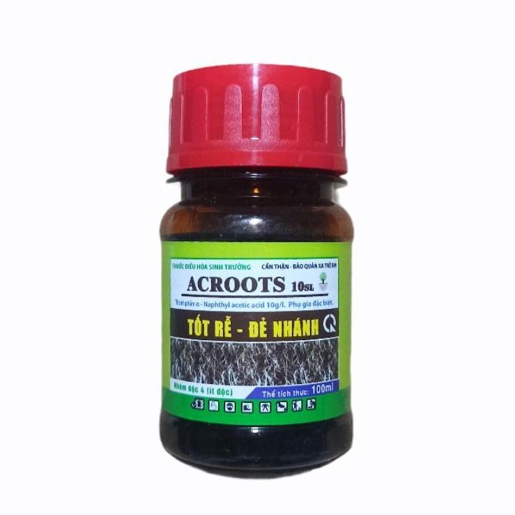 Phân hữu cơ ACROOTS Tốt Rễ Đẻ Nhánh - Chai 100ml   Điều hòa sinh trưởng
