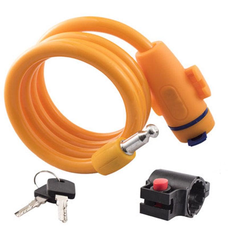 Dây Khóa Chống Trộm Bằng Thép Có Giá Đỡ Cho Xe Đạp / Xe Máy