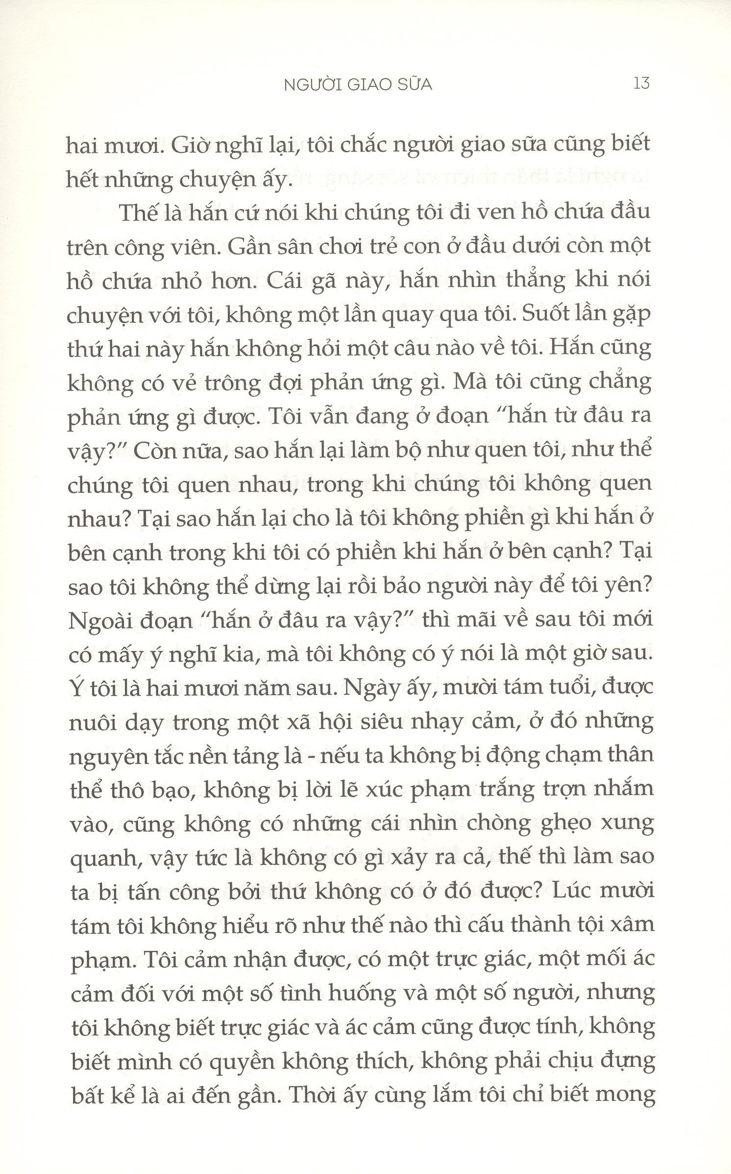 Sách Người Giao Sữa