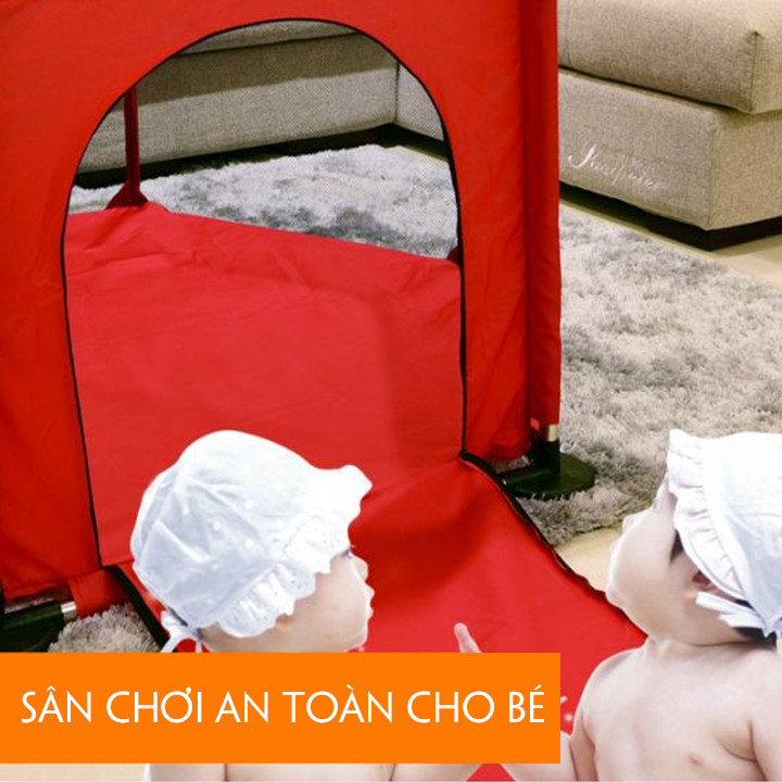 Bộ quây cũi kiêm nhà bóng cho bé yêu