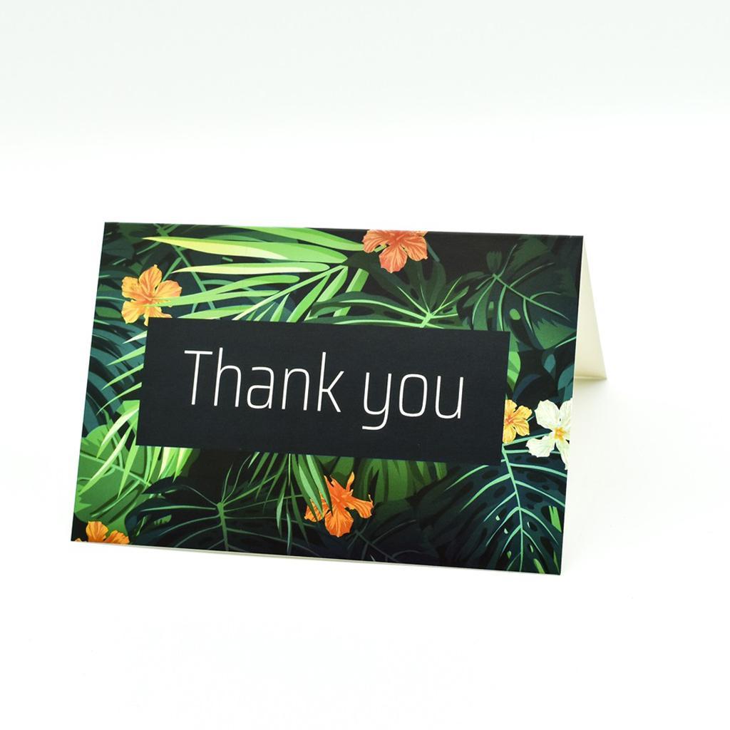 Set Of 6 Thank You Cards Floral Flowers Greeting Cards Notes