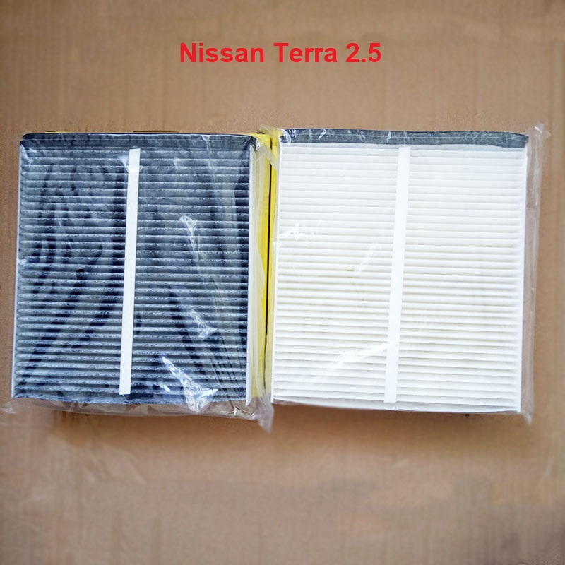 Lọc gió điều hòa cho xe Nissan Terra 2.5 2018, 2019, 2020, 2021 mã phụ tùng 272750N025 mã AC201J và AC201C