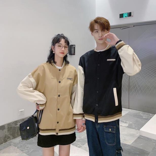 Áo khoác dù bomber unisex form rộng Wanstop phong cách thời trang kim gia