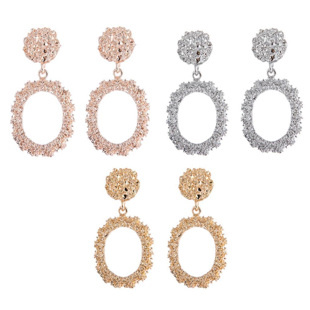 Dangle Earrings Metal Drop Earrings Bohemian Hoop Earrings Jewelry Golden