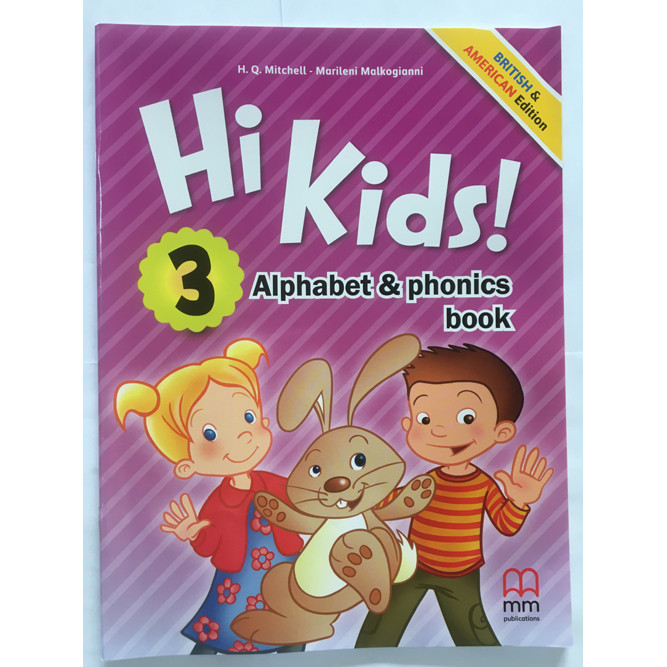 MM Publications: Sách học tiếng Anh - Hi Kids 3 Alphabet Book