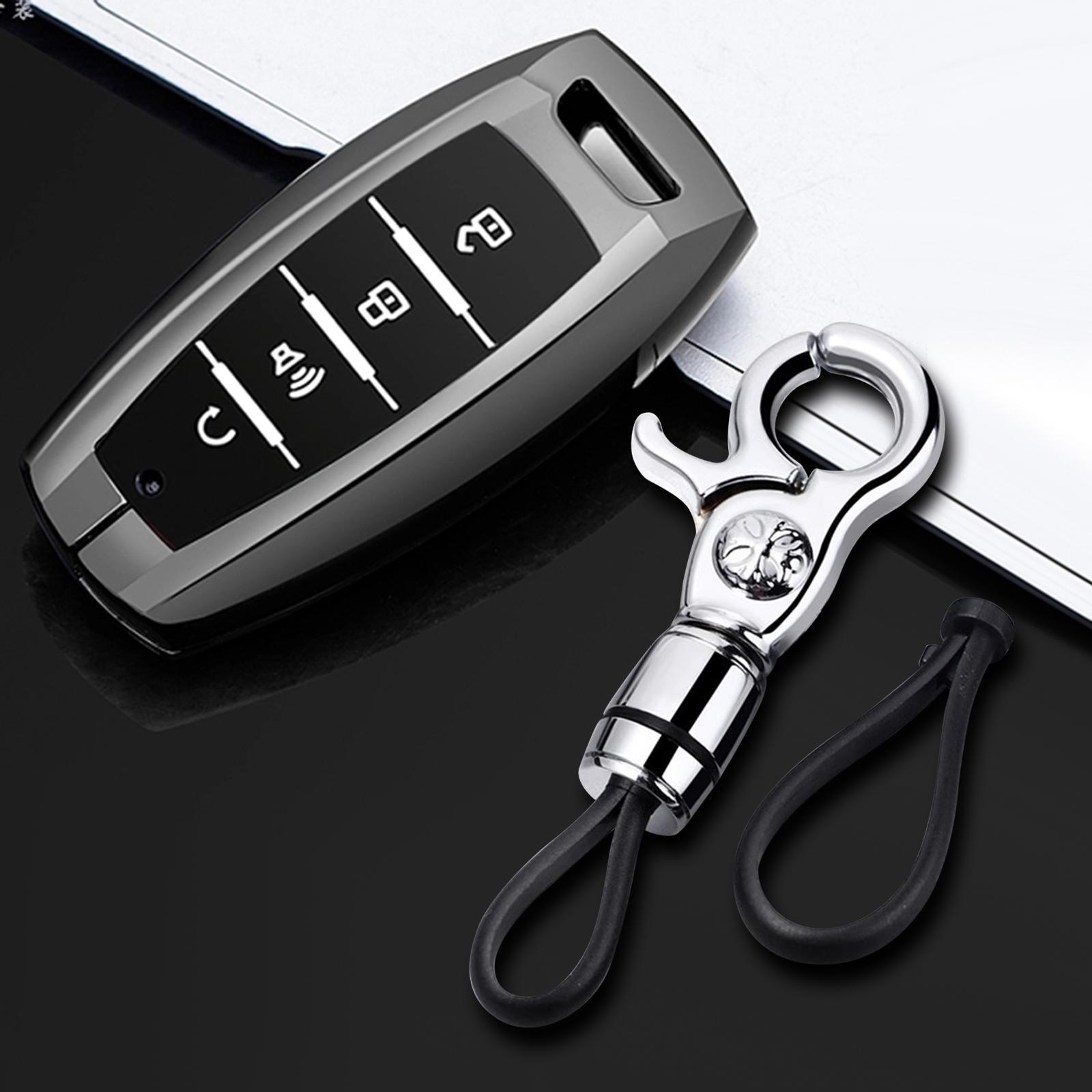 Key Fob Holder Business Keychain ,Heavy Duty ,360 Degree Rotatable,Metal Key , Motorcycle Keychain for Keys Backpack, Husband Boyfriend