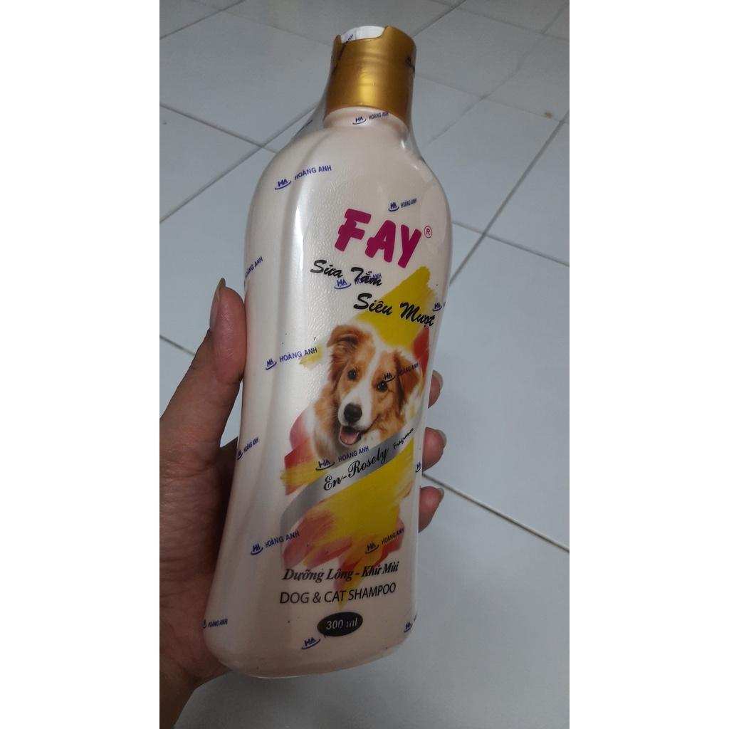 Sữa tắm chó mèo Fay siêu mượt En-Rosely 300ml