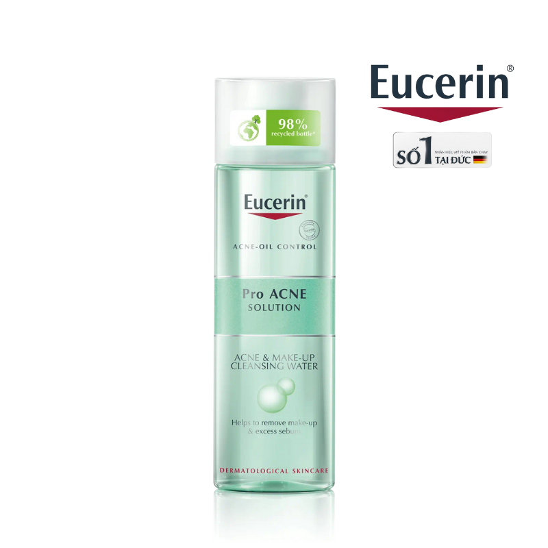 Nước Tẩy Trang Eucerin Hỗ Trợ Trị Mụn Làm Trắng Da (200ml)