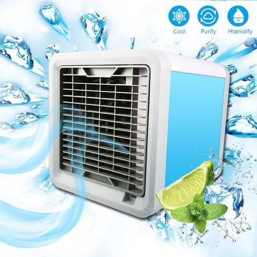 Quạt Đá Điều Hòa Hơi Nước Mini Để Bàn - Quạt Phun Sương Mini Làm Mát Đánh Tan Cái Nóng Mùa Hè