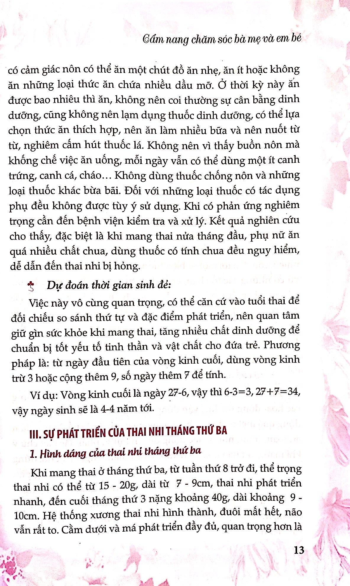 Cẩm Nang Chăm Sóc Bà Mẹ Và Em Bé