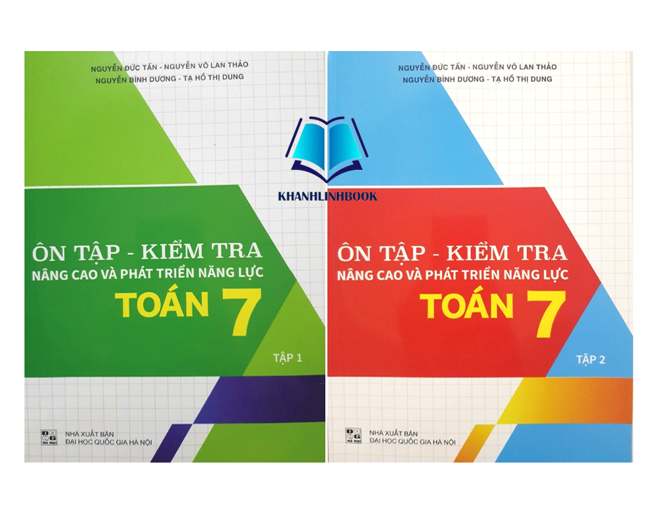 Sách Combo Ôn Tập - Kiểm Tra Nâng Cao Và Phát Triển Năng Lực Toán 7 - Tập 1 + 2