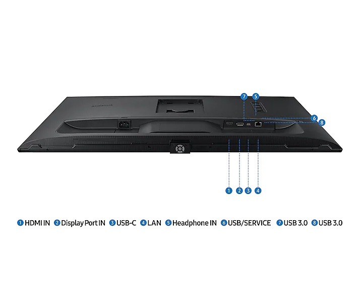 Màn hình đồ họa Samsung ViewFinity S8 UHD LS32B800PXEXXV( 32 inch ( 3,840 x 2,160 ) IPS / 60Hz / 5ms / Display Port / HDMI / USB Hub / USB - C Charging 90W ) - Hàng Chính Hãng