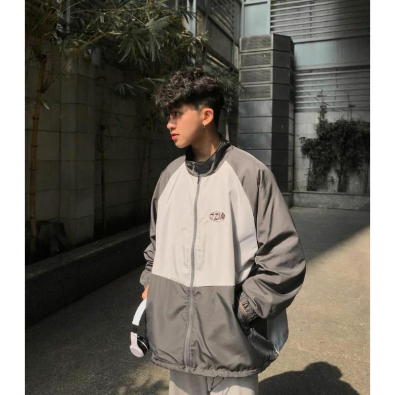 Áo Khoác Dù 7ZIA Ulzzang Nam Nữ Unisex Form Rộng Bomber Jacket