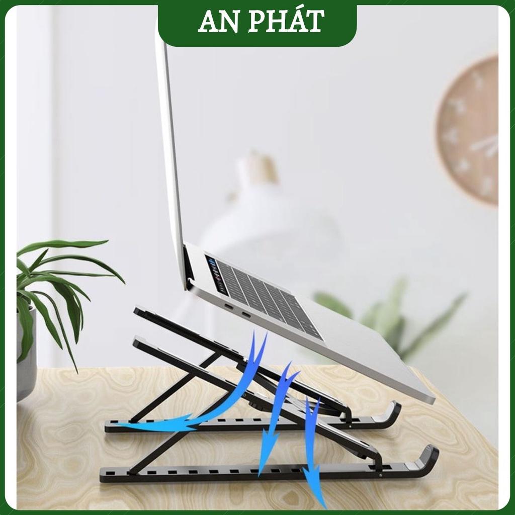 Giá Đỡ Laptop, Giá Đỡ Ipad, Điện Thoại Chống Trượt 7 Nấc Chỉnh Độ Cao Gập Gọn Dễ Dàng