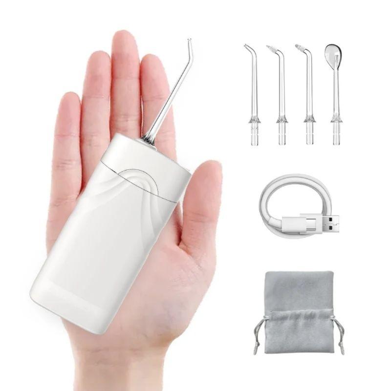 Máy tăm nước nhỏ gọn công suất mạnh mẽ TEKKIN MS16 5 chế độ làm sạch răng - hàng chính hãng