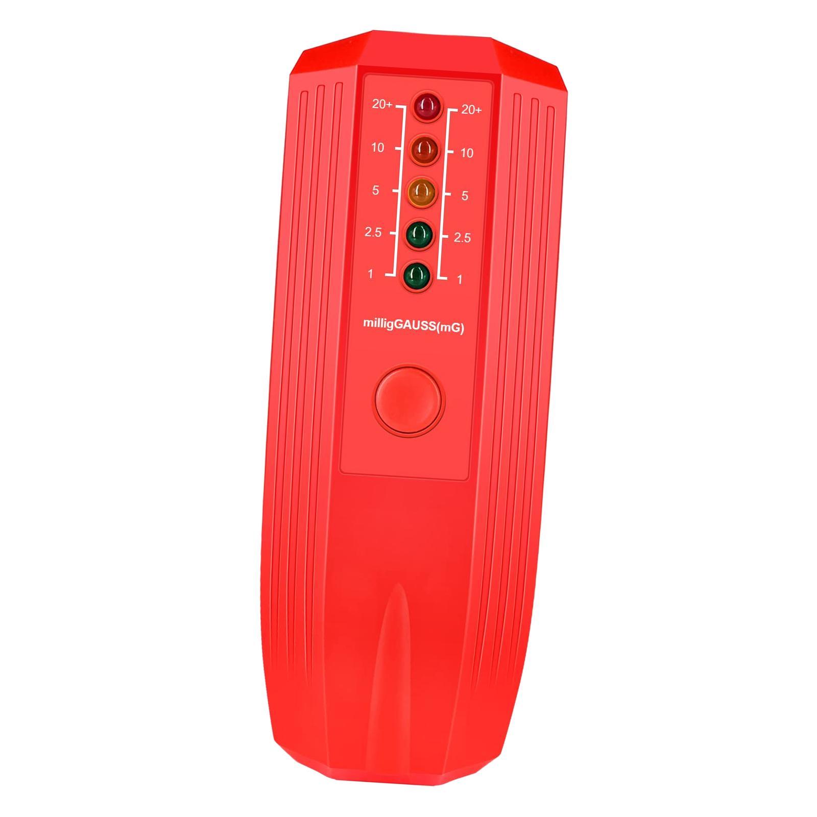 EMF Tester Testing Tool Portable Digital EMF Monitor with LED Indicator Light for Household Measuring Equipment Office Electromagnetic Field