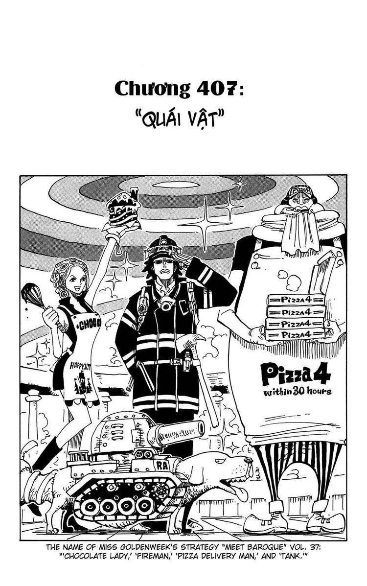 đảo hải tặc - one piece chapter 407 1