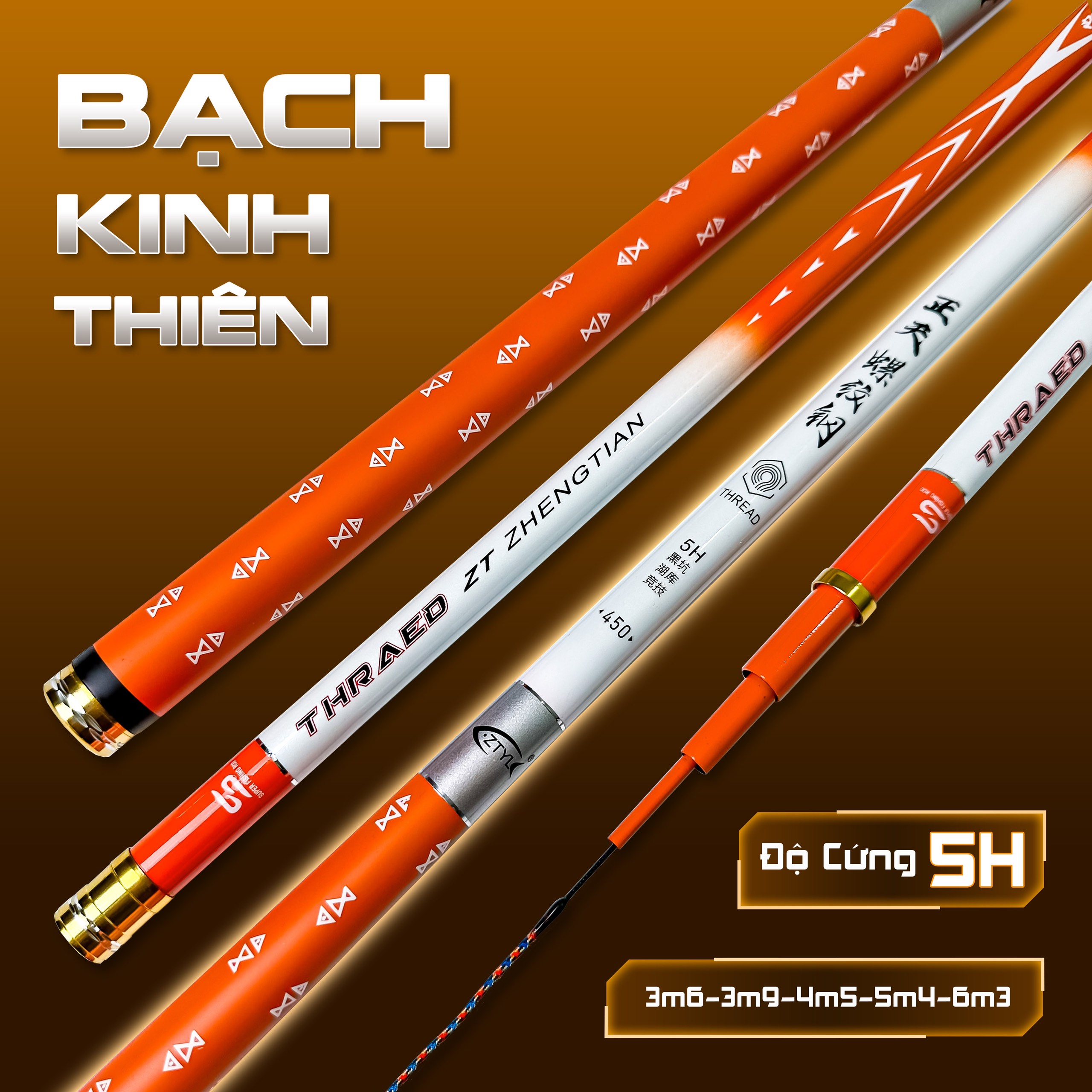 Cần câu tay bạch kinh thiên 5H