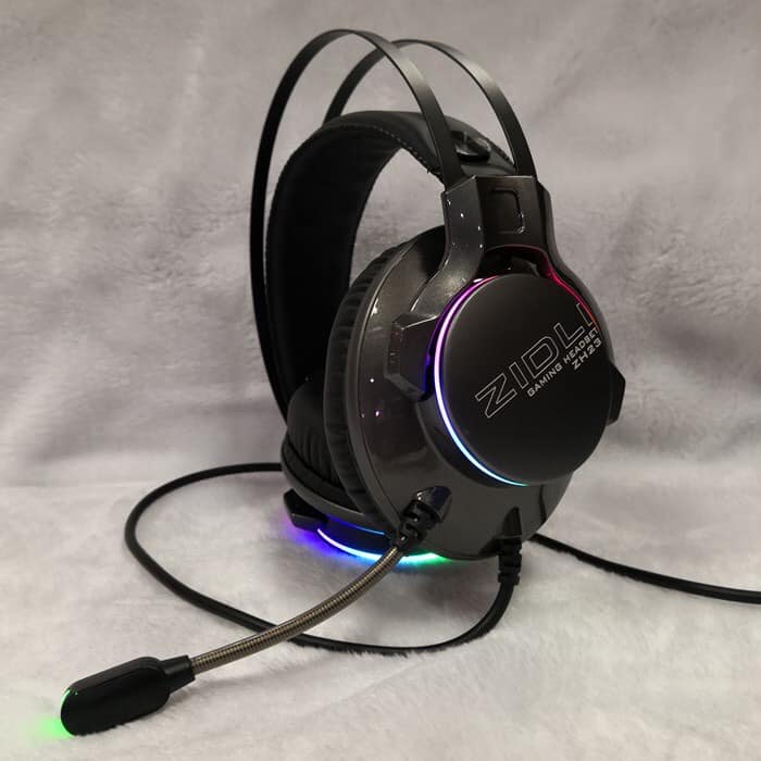 Tai nghe Gaming cao cấp ZIDLI ZH23 Mic 360 Ánh sáng Real RGB, Âm thanh vòm Sound 7.1 - Hàng Chính Hãng