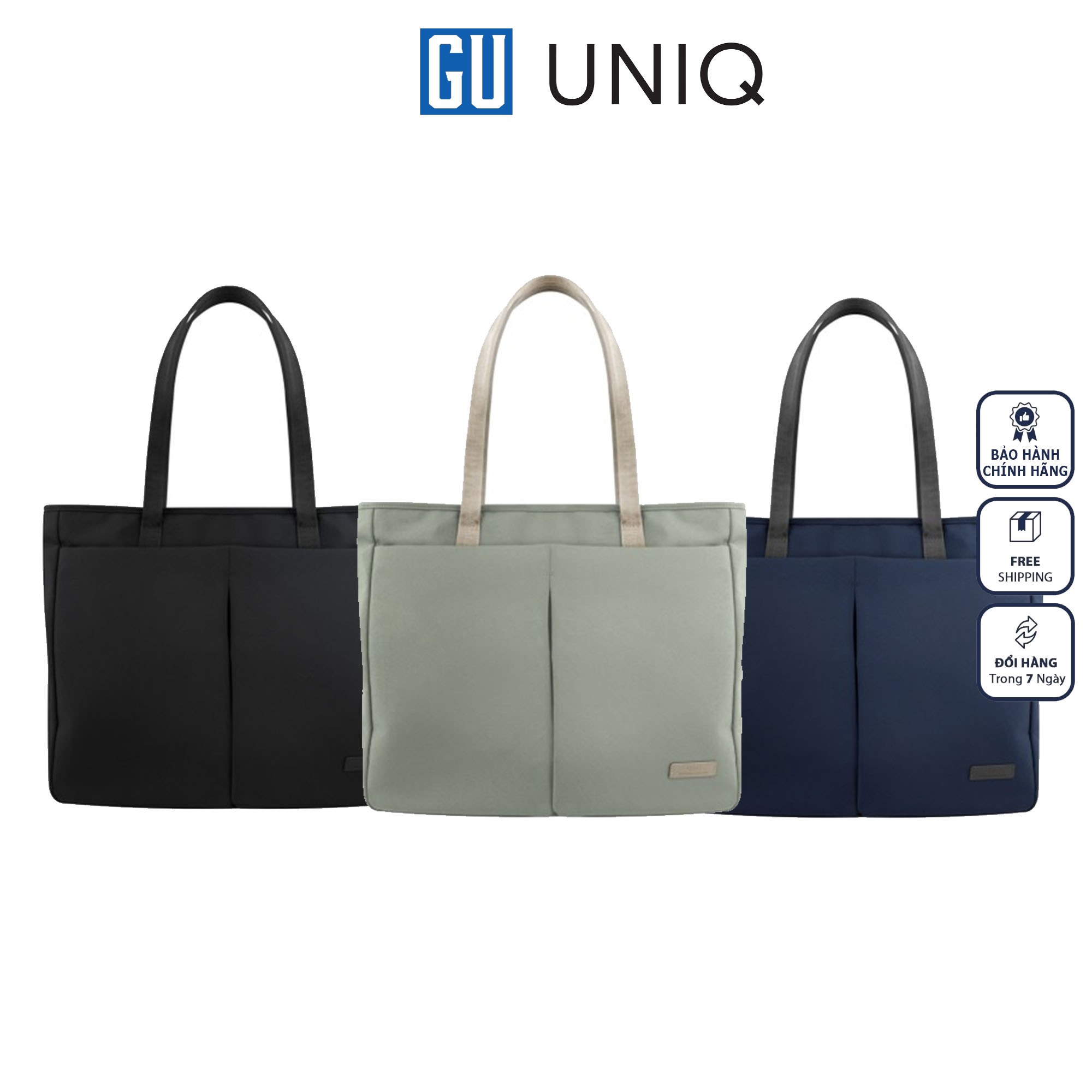 Túi Vải Uniq Hava Pret Fabric Tote Bag Sang Trọng Lịch Lãm Hàng Chính Hảng