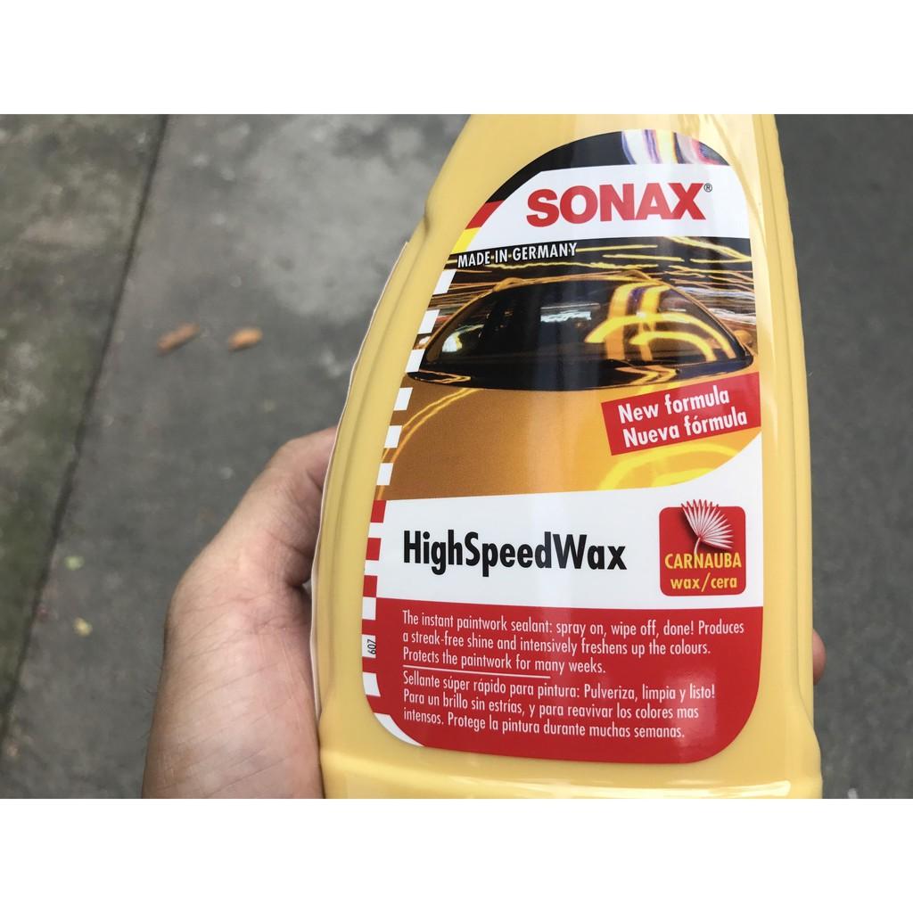 Dung Dịch Làm Sạch Đánh Bóng Nhanh Sonax High Speed Wax 288200