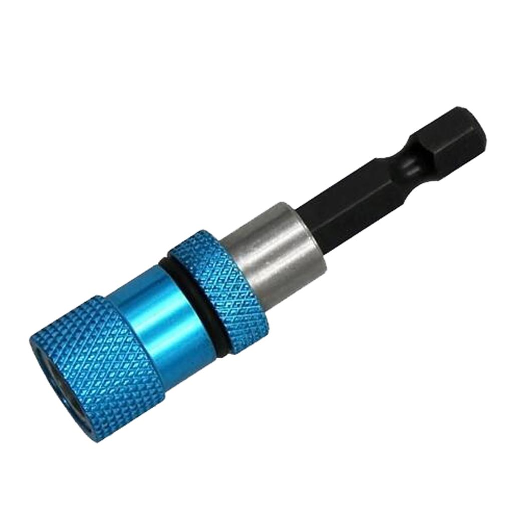 1/4 Inch Impact Drive Hex Shank Quick Release Change Holder Bit Drill Chuck