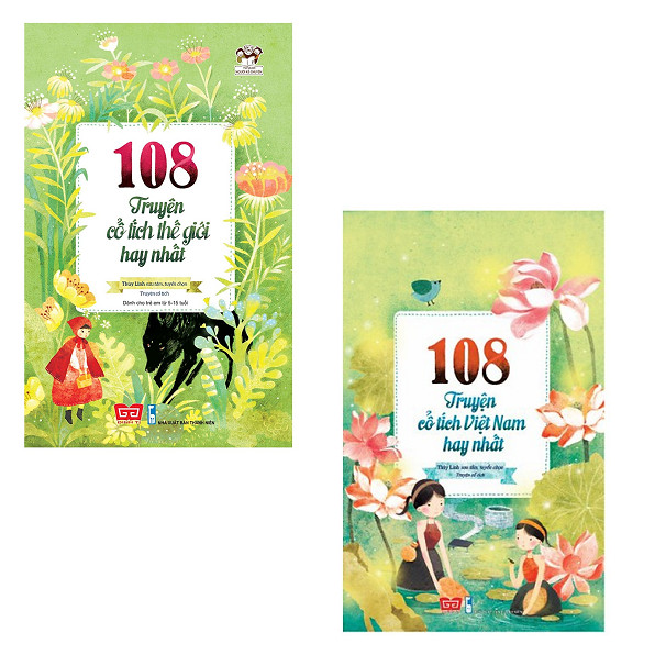 Bộ 2 Cuốn Truyện Cổ Tích: 108 Truyện Cổ Tích Việt Nam Hay Nhất + 108 Truyện Cổ Tích Thế Giới Hay Nhất