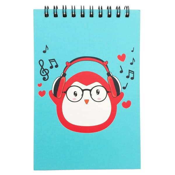 Sổ Lò Xo Penguin Mini 02 10 x 15 cm - Màu Xanh Biển