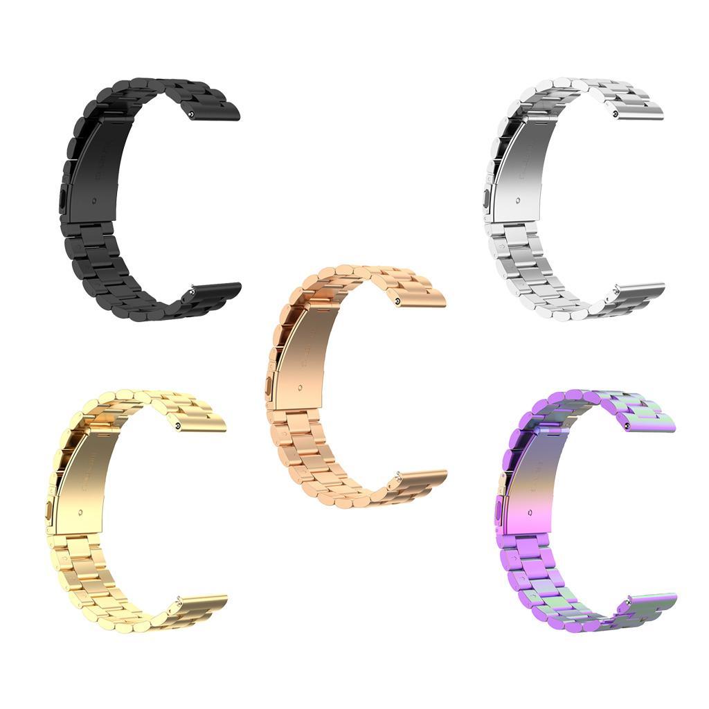 22mm Stainless Steel Wristband Strap Universal Watchband Unisex