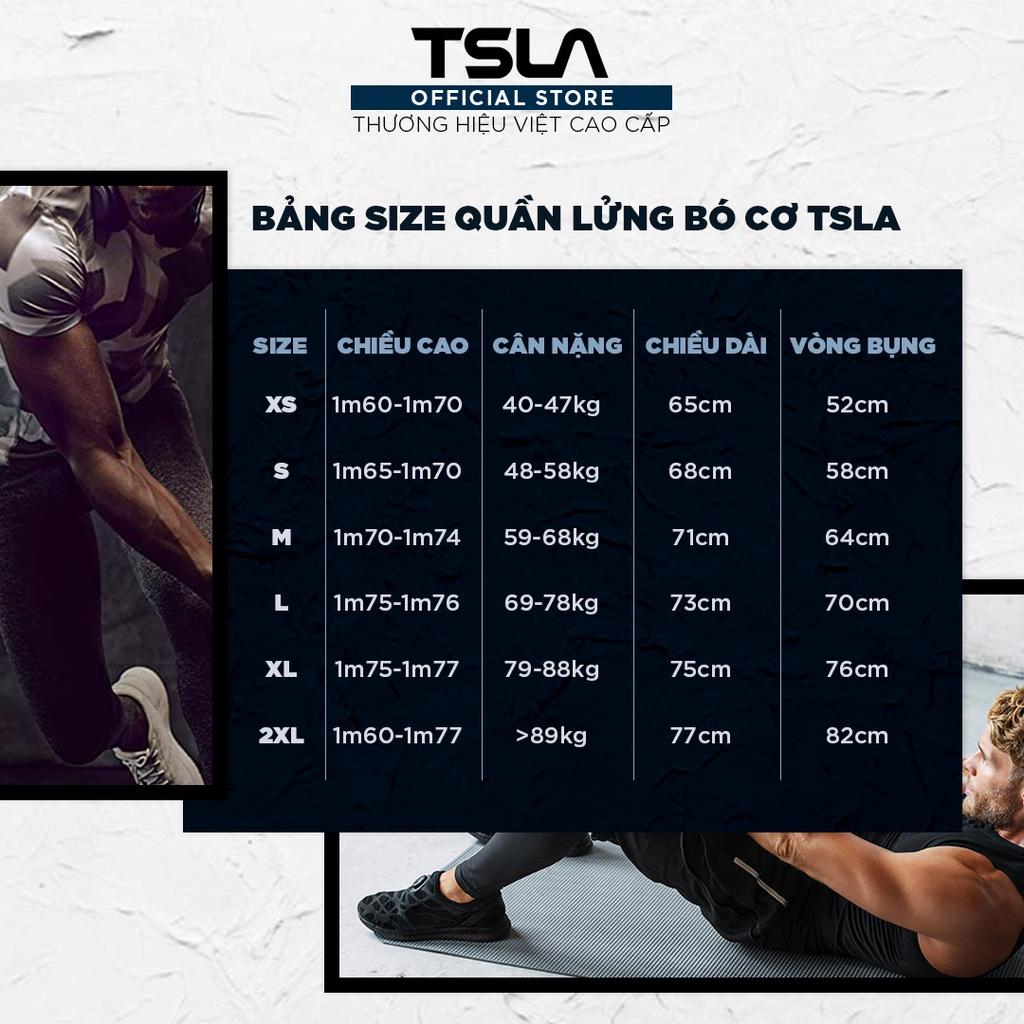 Quần combat 3 4 bó cơ TSLA dạng lửng chơi thể thao co giãn 4 chiều