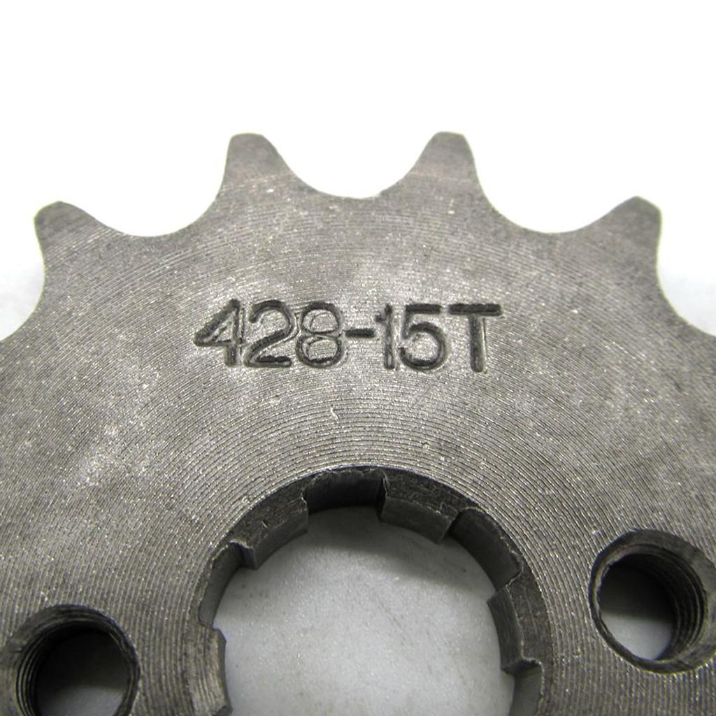 15T 428 Chain/Pitch Front Sprocket Cog /Trail/Dirt bike ATV Quad 17mm