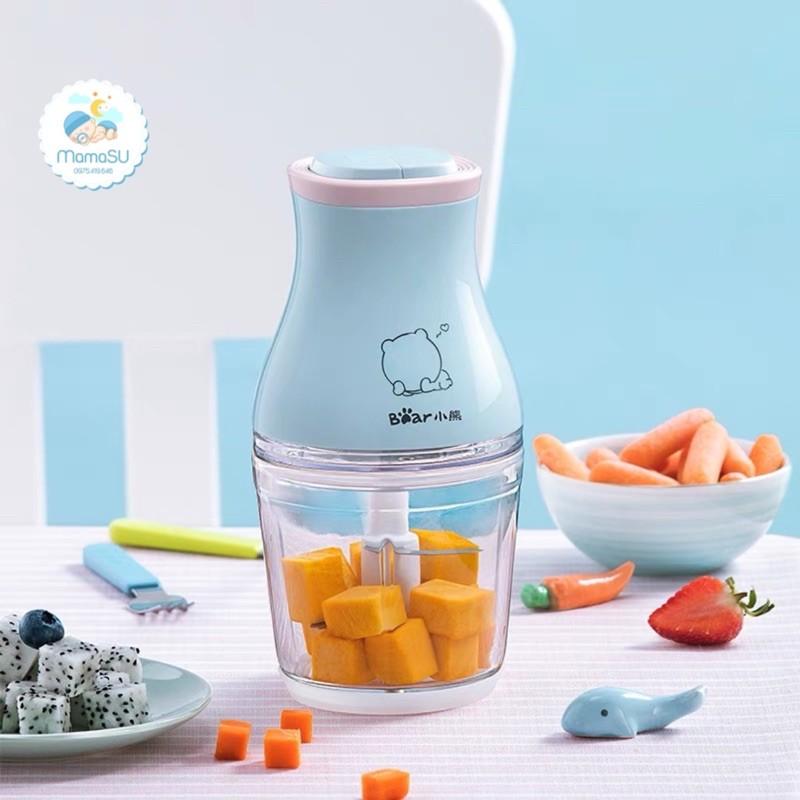 Máy Xay Bear 0,6L Hình Nơ Tích Hợp 2 Chức Năng Xay Cho Bé Ăn Dặm GRB06V1 - Hàng Chính Hãng