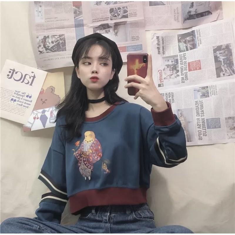 ÁO CROPTOP TAY BO ULZZANG