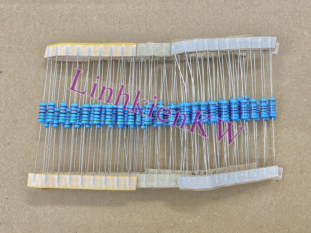 50 cái Điện trở vạch 1/2w từ 91K-3M chân cắm mới 100%